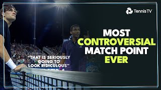 The Most CONTROVERSIAL Match Point Ever  Draper vs AugerAliassime Cincinnati 2024 [upl. by Tarrel54]