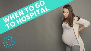 CONTRACTIONS  When To Go To Hospital [upl. by Eadrahc]