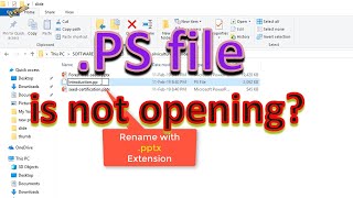 How To Open PS Postscript file [upl. by Nylevol605]