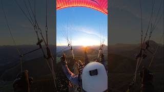 Sunset Paragliding Dachstein mountains paragliding hikeandfly alp extreme natur hiking [upl. by Nnylatsyrk104]