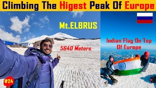 Indians Climbing the Tallest Peak of Europe ElBrus in Russia 5640M All You Need To Know [upl. by Standley287]