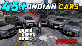 UPDATED How To Install 45 Indian Cars In GTA 5 For Free 2024  No Crash  GamerDrix [upl. by Nwahsiek683]