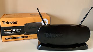 Televes Innova BOSS MIX Indoor VHF UHF TV Antenna Review  OTA Television [upl. by Selden]