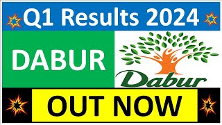 DABUR q1 results 2024  DABUR q1 results  DABUR Share News  DABUR Share latest news today [upl. by Rustin]