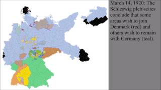 Outdated The Territorial Changes of Germany After World War I [upl. by Yztim576]