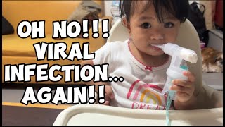 Part 2  Baby Ava has Bronchiolitis again cause by Viral Infection [upl. by Yvi]