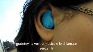 Mini Bluetooth 40 Auricolare Invisibile [upl. by Nodarse]