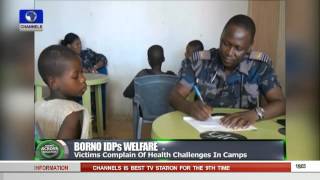 News Across Nigeria Army Airforce Give Free Medicare To IDPs Victims In Borno 210815 [upl. by Aihppa]