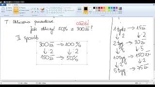 Obliczenia procentowe  część 1 teoria klasa 6 [upl. by Neumeyer]