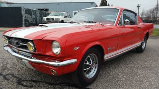 1965 MUSTANG FASTBACK 22 C CODE 289 GT OPTIONS 84K ORIG MILES [upl. by Gerdi]