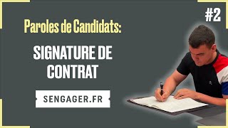 Paroles de candidats  signature de contrat [upl. by Hillier]