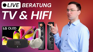 TV amp HIFI Live Beratung  Fernseher Soundbars Kopfhörer amp mehr deals [upl. by Aneladgam]