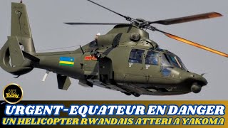 HKTODAY 2009 TRES URGENT UN HELICOPER MILITAIRE DU RWANDA ATTERI A YAKOMA LEQUATEUR EN DANGERE [upl. by Enaud888]