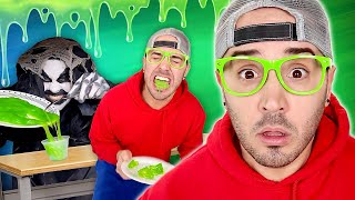 Monster makes green jello recipe 🤮👻 [upl. by Maharva840]