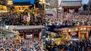 4K 60P  浅草・三社祭 2023 【総集編】Asakusa Sannja Festival in Tokyo [upl. by Aihtniroc]