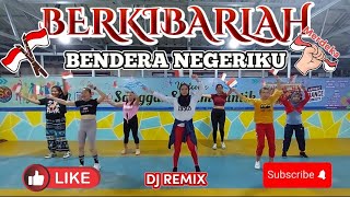 BERKIBARLAH BENDERA NEGERIKU 🇲🇨 GERAKAN MUDAH DIIKUTI  KREASI SENAM  SS CANTIK [upl. by Isdnil405]