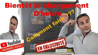 changer lheure sur le chronotachygraphe [upl. by Studner]