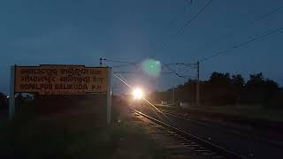 18415 Barbil Puri Express Skipping Gopalpur Balikuda PH aggressively travel train locomotive [upl. by Nanah912]