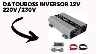 DATOUBOSS Inversor 12V 220V230V Onda Pura 1500W3000W Inversor 12V a 220V Onda Pura con 2 [upl. by Gnirps]