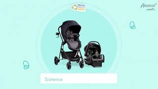 Conoce la Carriola Travel System Pivot Evenflo [upl. by Ainitsirk422]