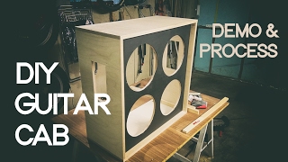 DIY 4x12 Guitar Cab  Process  Demo  2017 HD [upl. by Etirugram]