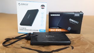 Make Fast and cheap USB 30 External Hard Disk with Samsung 860 EVO SSD [upl. by Naret]