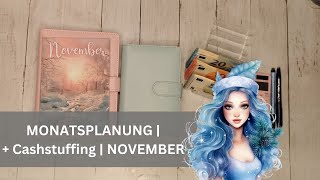 📓 Budget Planung  Monatsplanung  CASHSTUFFING  NOVEMBER 💶💰 [upl. by Bui]