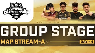 MAP STREAM STREAM A Skyesports Championship 2024 BGMI — Playoffs — Day 4  Group A [upl. by Airemat]