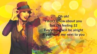 22  Taylor Swift  Karaoke  Instrumental   Lyrics [upl. by Nahs]