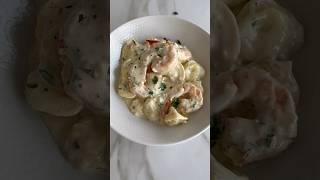 Tortellini and Shrimp 🍤 recipe in description [upl. by Ogir104]