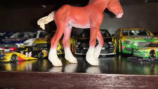 CollectA Bay Clydesdale Foal Review [upl. by Hugo]