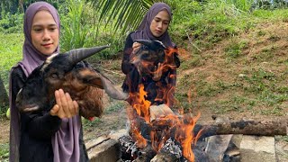 KARI KEPALA KAMBING  Goat head curry [upl. by Sorel193]