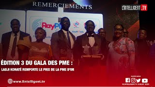 Édition 3 du Gala des PME  Ladji KONATÉ remporte le prix de la PME dOr [upl. by Latta]