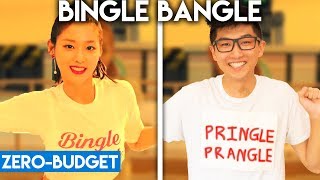 KPOP WITH ZERO BUDGET AOA Bingle Bangle [upl. by Madra]