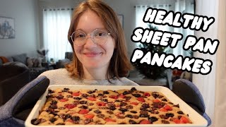 Healthy Sheet Pan Pancakes [upl. by Papotto590]