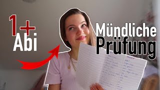 1 in der mündlichen ABITUR Prüfung Meine Tipps fürs Abi 2020 [upl. by Eyllom257]