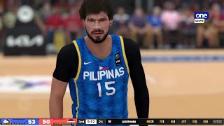 NBA 2K24 Live Simulation Gilas Pilipinas vs Latvia  FIBA Olympic Qualifiers 2024 [upl. by Heriberto55]