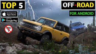 TOP 5 HIGH GRAPHICS OFFROADING GAMES  OFFROAD GAMES FOR ANDROID amp IOS [upl. by Nuris584]