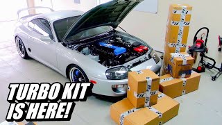 New Turbo kit For The Supra [upl. by Aicssej95]