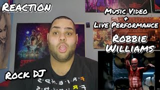 Robbie Williams  Rock DJ Music Video amp Live Performance REACTION Hilarious [upl. by Naejamron]