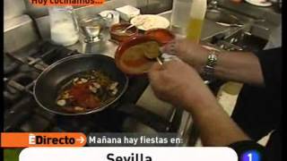 Receta de Bacalao en salsa de trigueros ED [upl. by Nesahc]