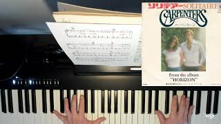 Solitaire  The Carpenters  Piano [upl. by Beata463]