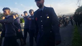 Illogan remembrance parade [upl. by Aramahs]