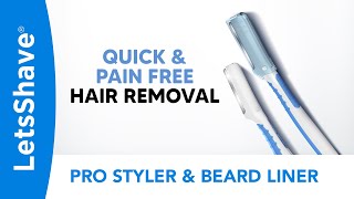 LetsShave PRO STYLER  BEARD LINER  BeardShaping Razor [upl. by Lexa517]