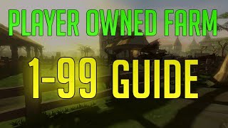 Runescape 3  199120 Player Owned Farms guide 2019 [upl. by Leia521]