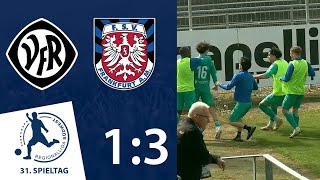 FSV Frankfurt bezwingt Aalen in Unterzahl   VfR Aalen  FSV Frankfurt 1899  31 Spieltag RLSW [upl. by Roman843]