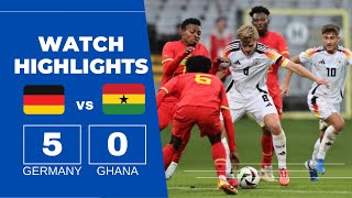 GHANA VS GERMANY05U20 FRIENDLY GOALSampHIGHLIGHTS [upl. by Ardnasil]