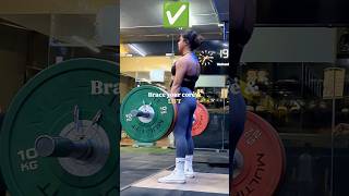 Correct your Deadlift form ✅ shorts workout deadlift [upl. by Boot]