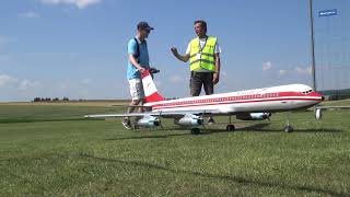 RC AIRLINER CARAVELLE AUSTRIA AIRLINES SUD AVIATION [upl. by Anaynek]