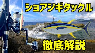 【神津島】ショアジギング・キハダマグロタックル紹介【ロックショア】 [upl. by Anauqahs]